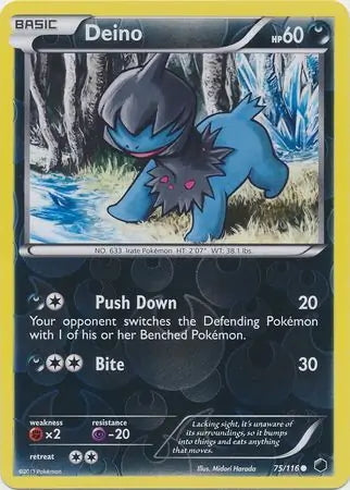 Plasma Freeze Deino #75/116 reverse holo